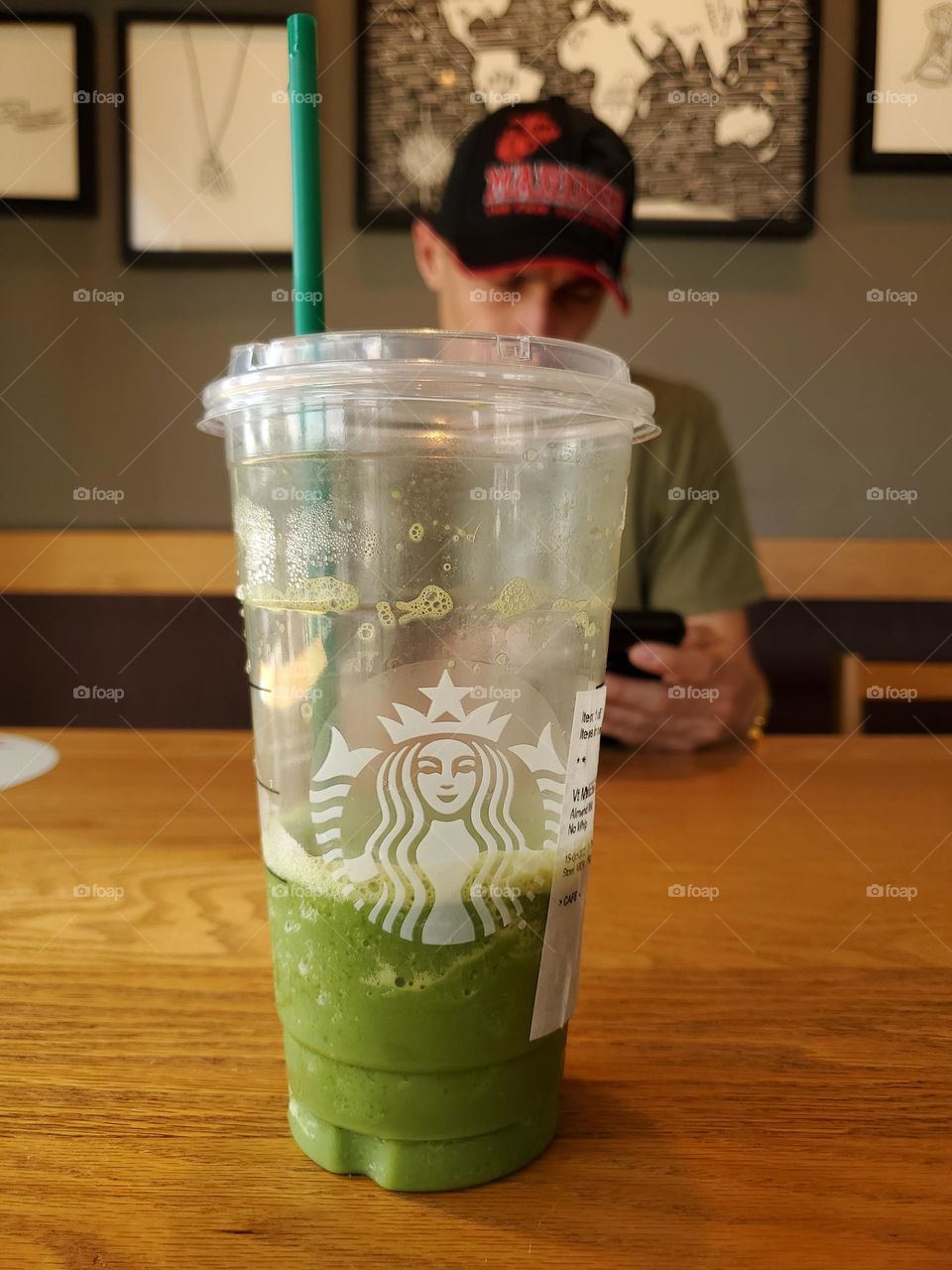 Starbucks matcha frappuccino- Yes please!