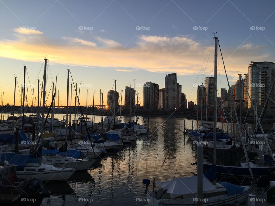 Water, Harbor, Pier, Sunset, Marina