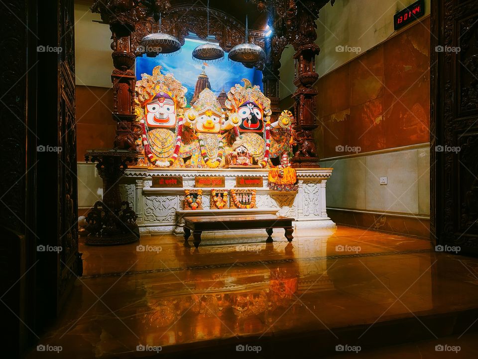 Shree Jagannath Baldevji and Subhadramaiya Deities ISKCON NVCC TEMPLE KATRAJ PUNE MAHARASHTRA