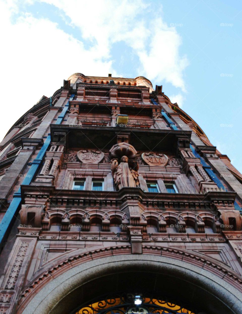 English architecture looking up