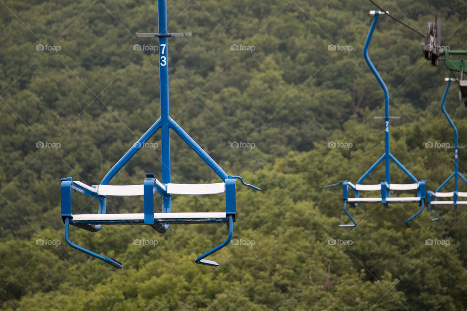 View of chairlift