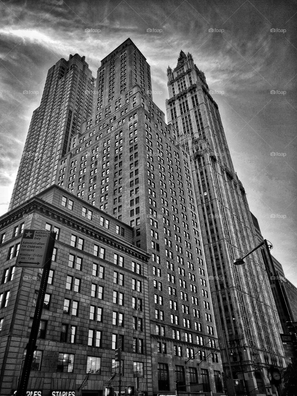 Vintage
old look of building in the Street.