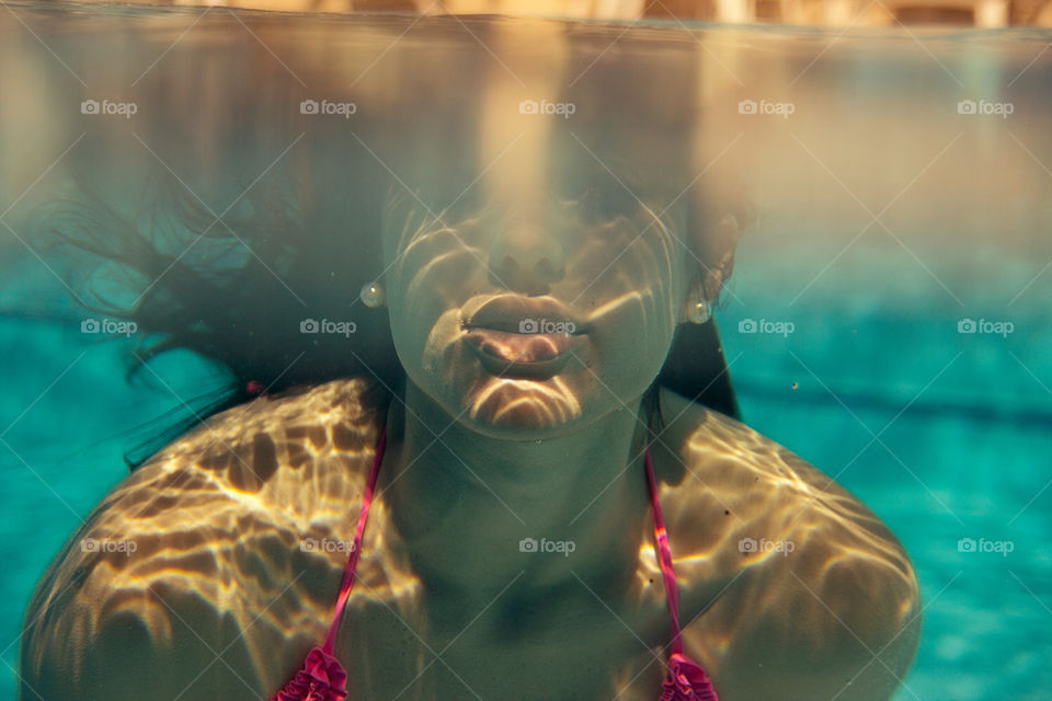 Underwater girl