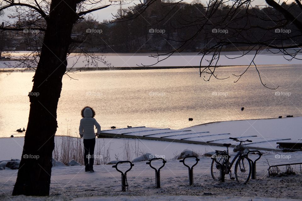 Winter in Stockholm Sweden 