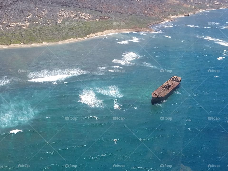 Shipwreck at Lanai