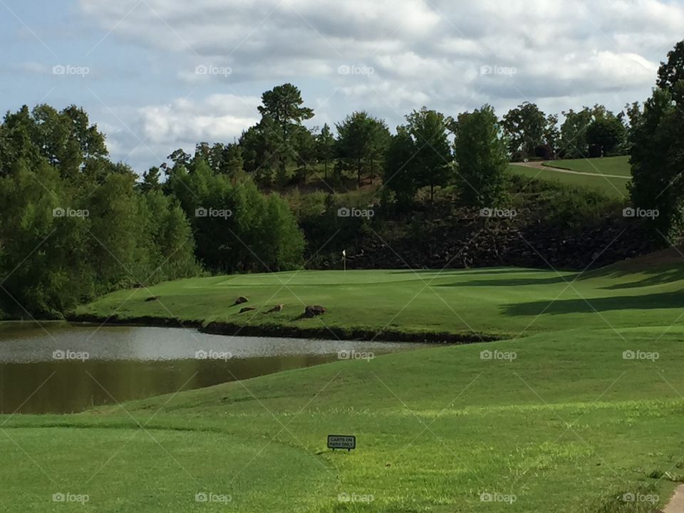 Cypress Creek Golf Course 9th . A short par 3 at a great course 