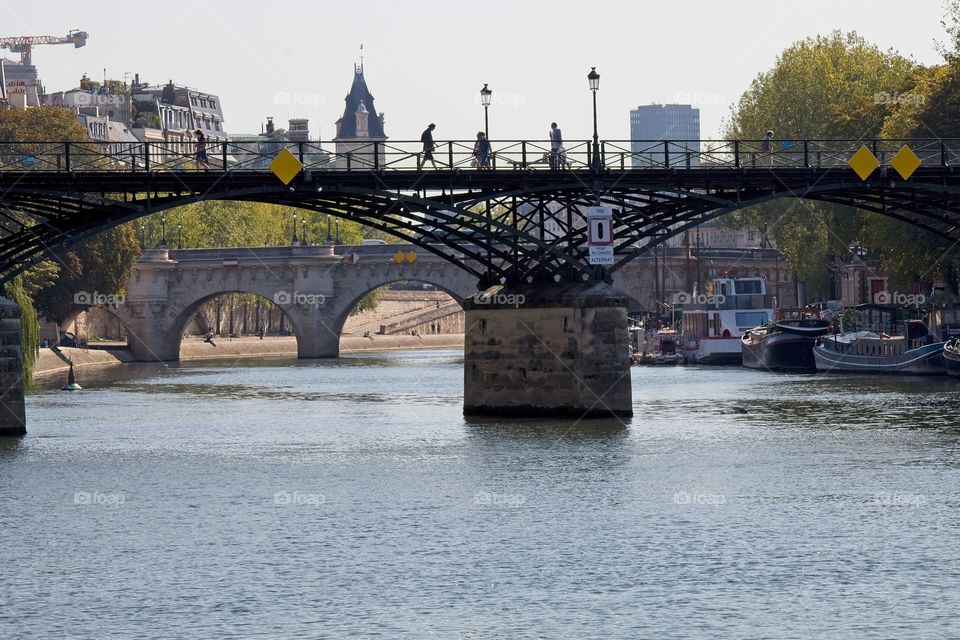 bridge over the river seine