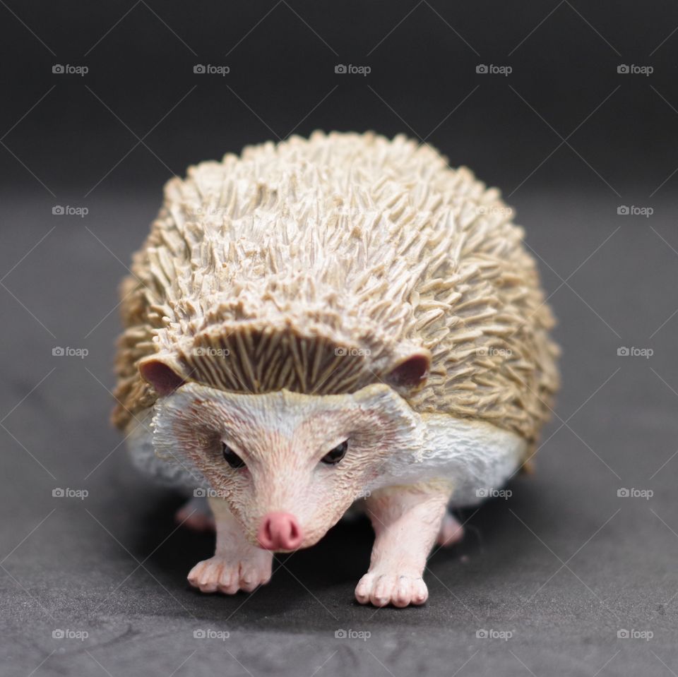 Plastic hedgehog figurine form a long lost childhood