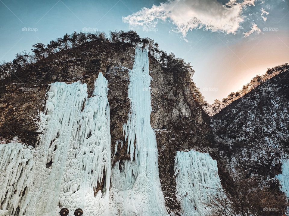 ice waterfall