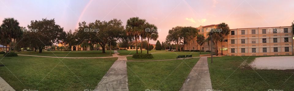 Beautiful sunrise, Saint Leo campus Florida