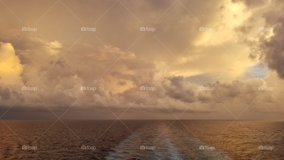 Beautiful Sunset In The Caribbean