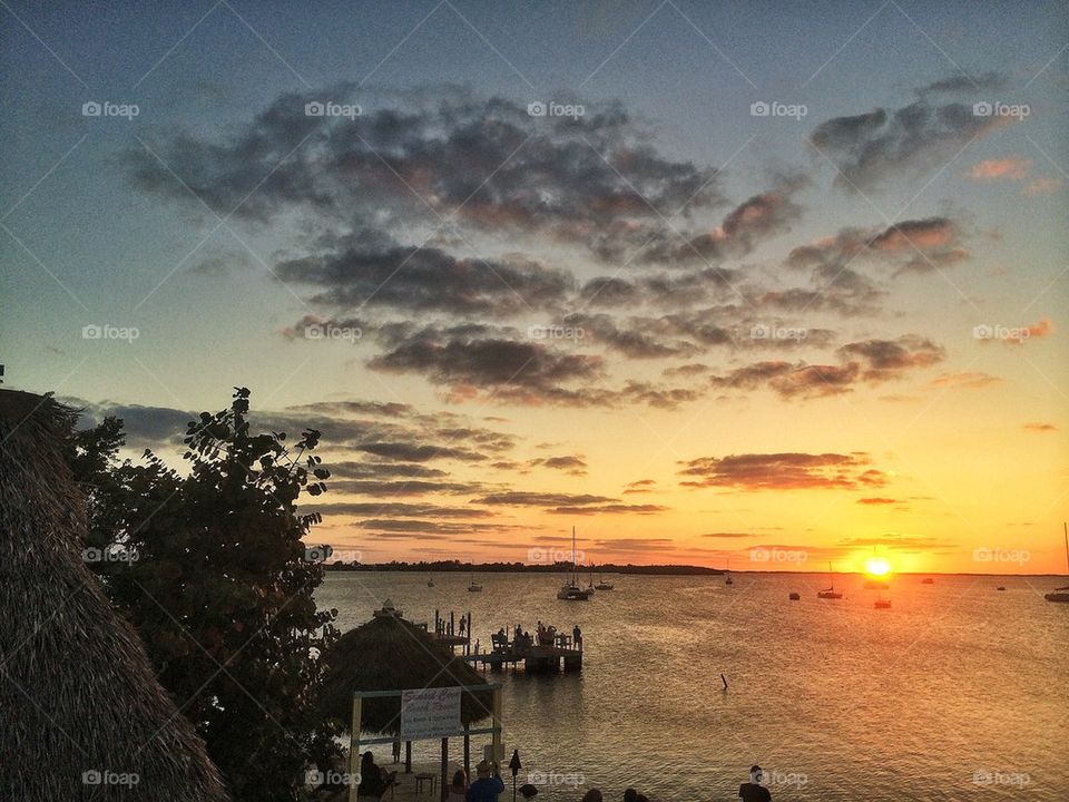 Sunset in Key Largo