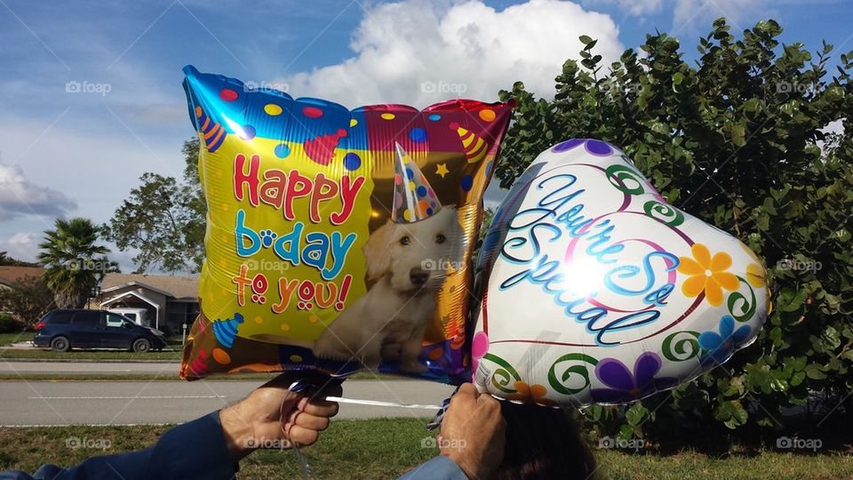 Balloons for a special occasion