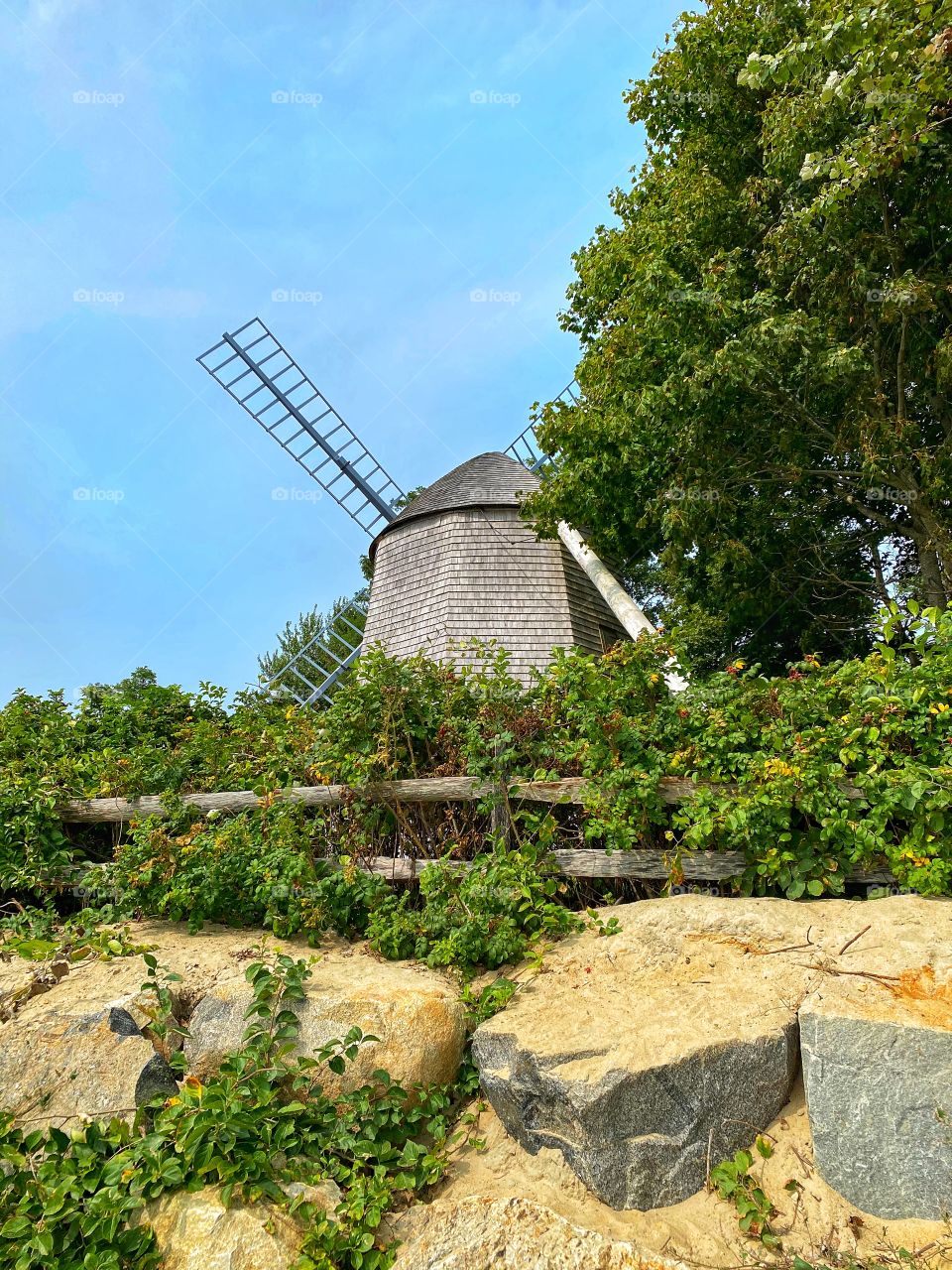 My favorite muse - an old windmill on Cape Cod.  She stands watch over the Bass River, still grand after all these years 