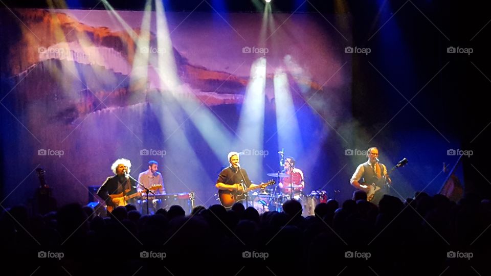 American musician Josh Ritter performs with the Royal City Band at the Shepherds Bush Empire in London, UK on 5 December 2017