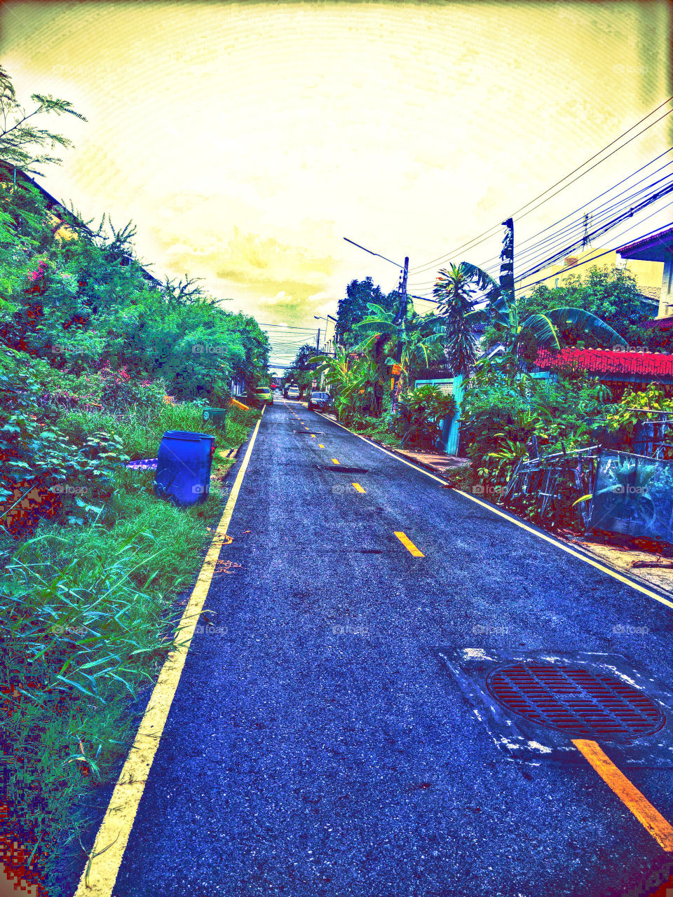 My way. On the way for go to work