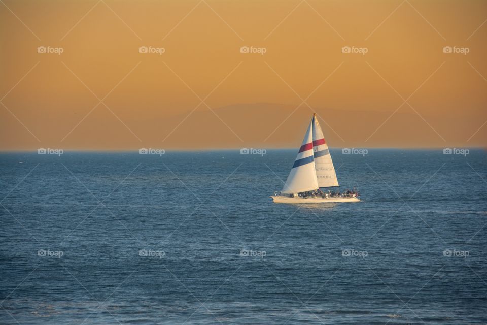 Sunset Sail California