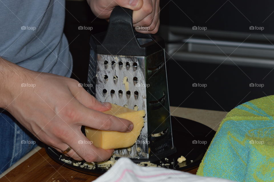 Working hands close up