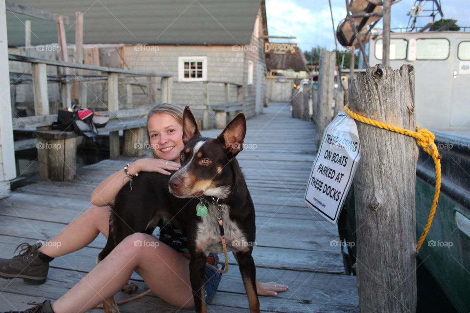 Before this picture she tackled me with kisses