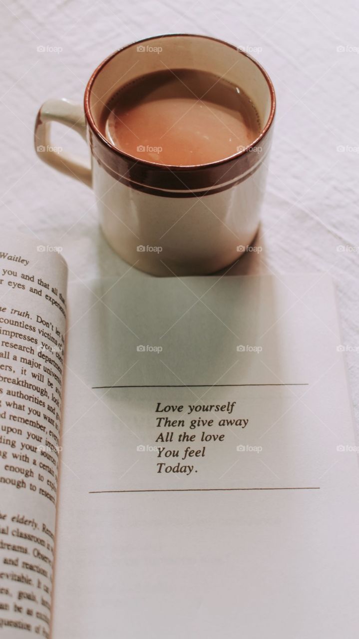 A Beautiful Quote With Tea