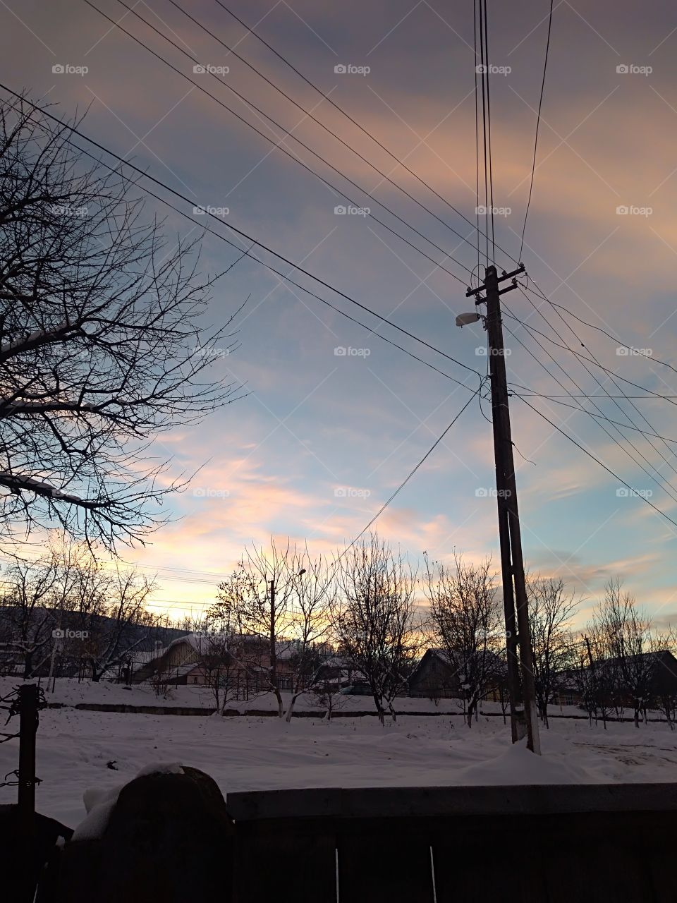 Risen on a cold day of December