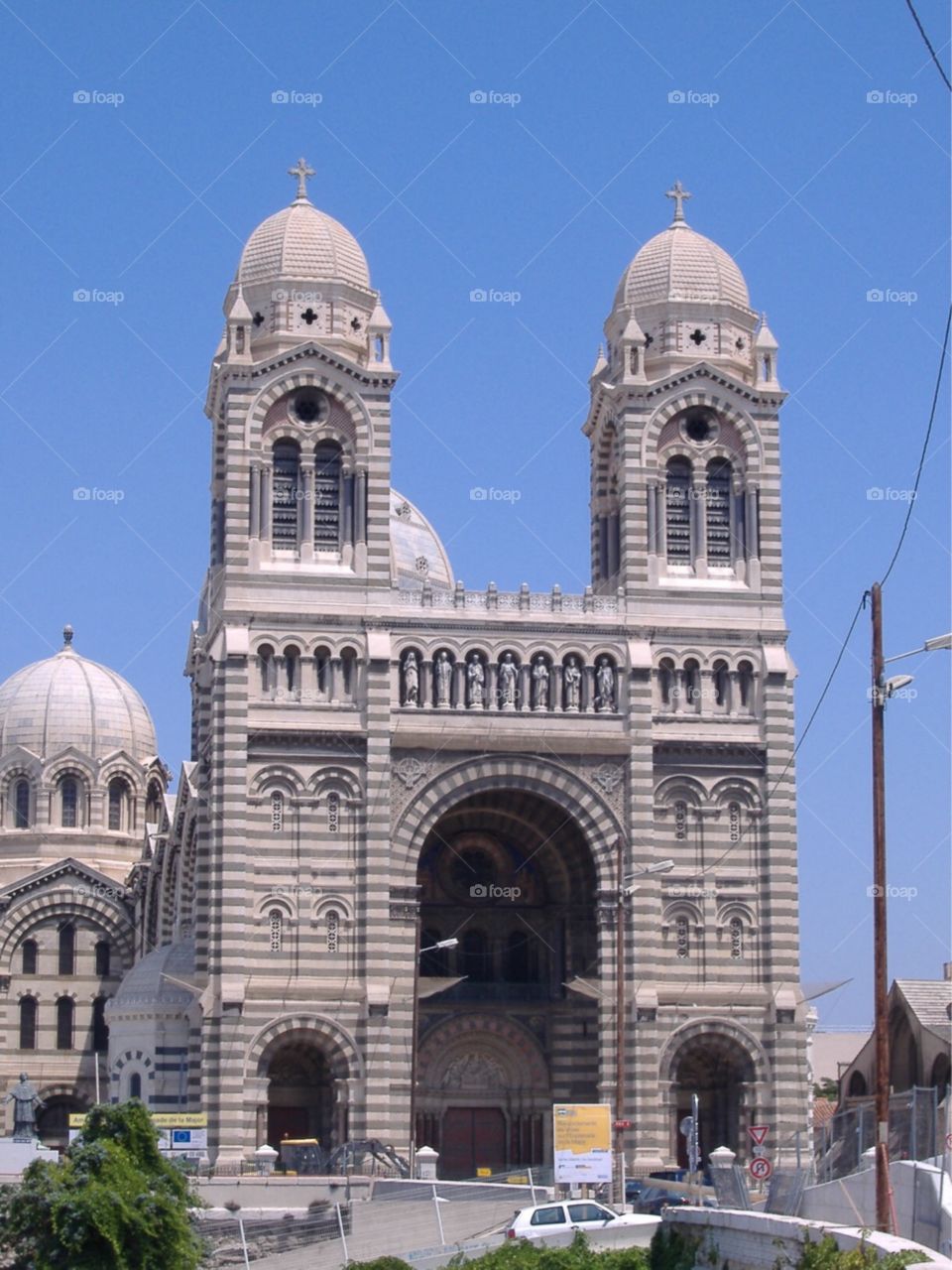 Basilique Notre-Dame de la Garde in Marseille, France. 