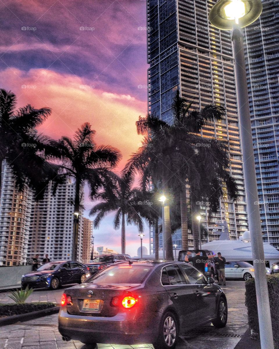Unbelievable Miami sunsets are like this