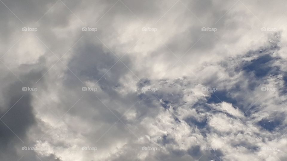 Beautiful cloud in the sky Indian village