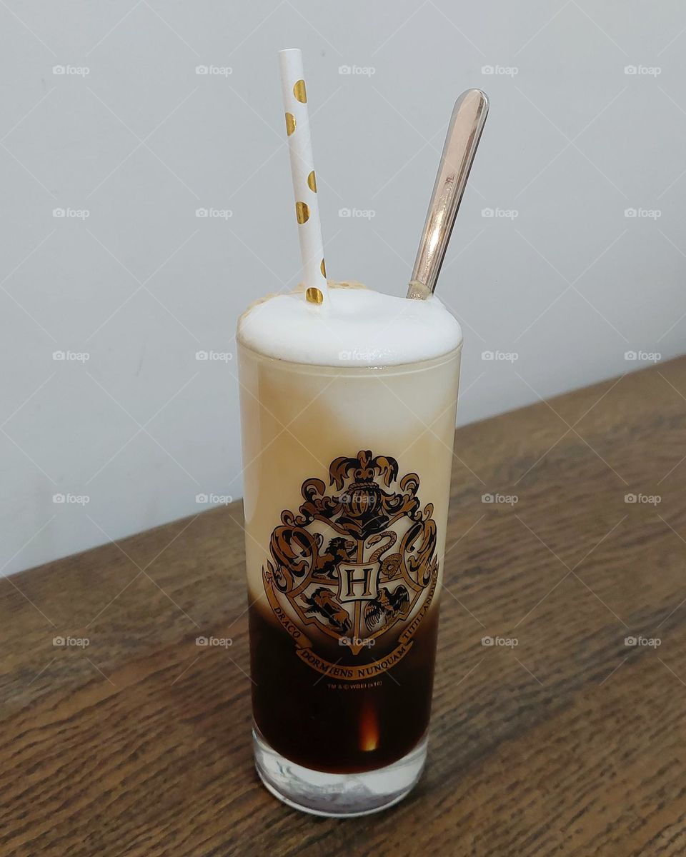 Coffee in a glass