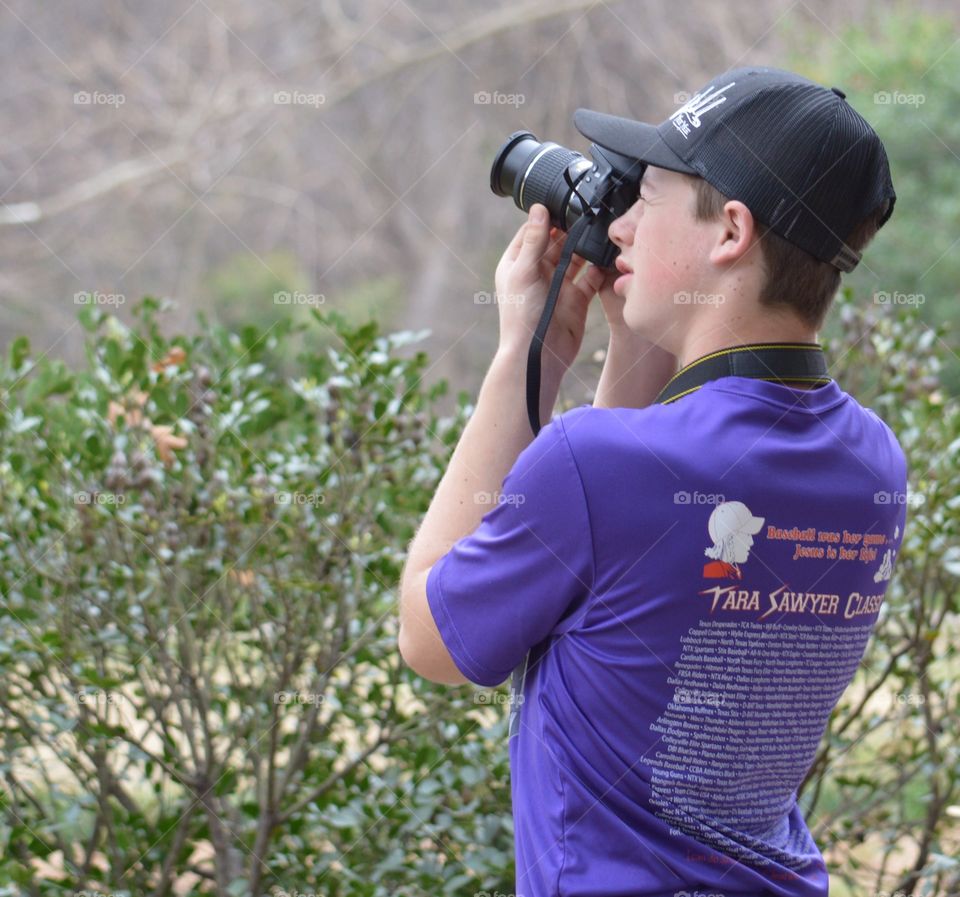 Young photography enthusiast. 