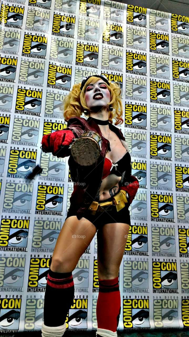 Harley Quinn at Comic-Con!