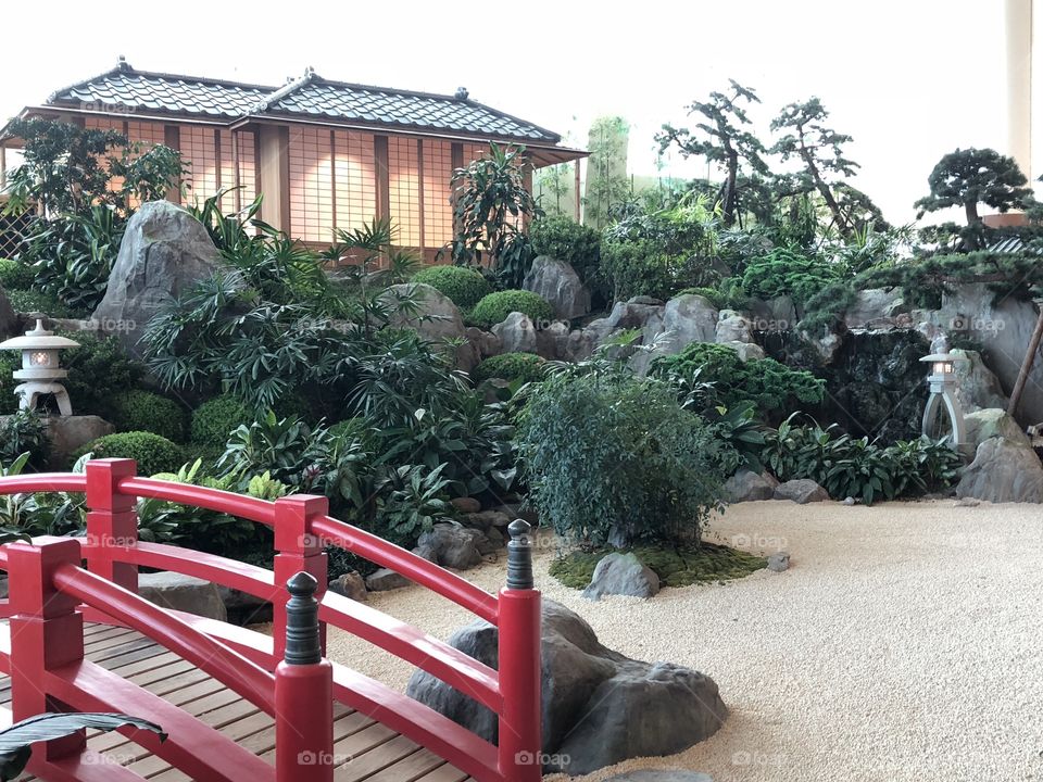Japanese courtyard