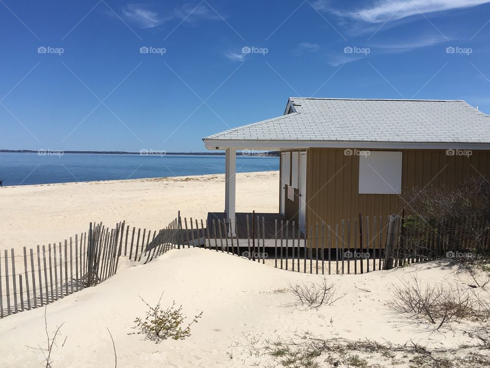 Club house on the beautiful beach.