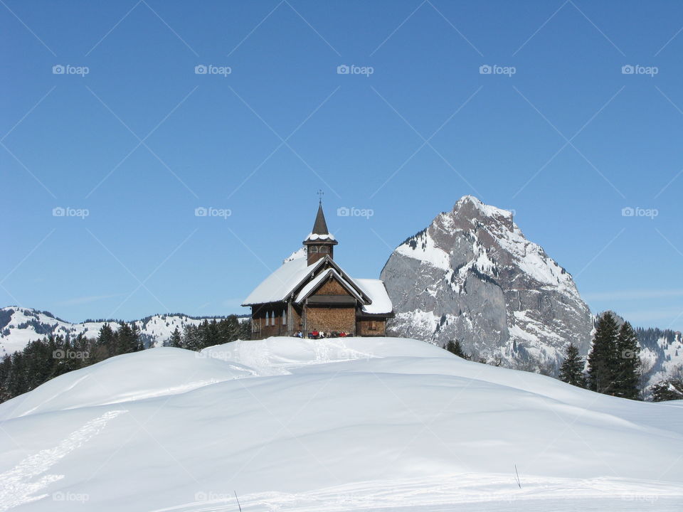 Church in the mountains