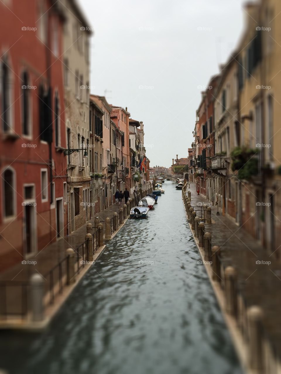 The canal. What would be a solid road anywhere else is a watery pathway in Venice. 