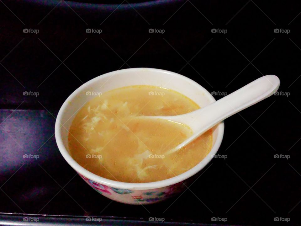 egg soupy noodles