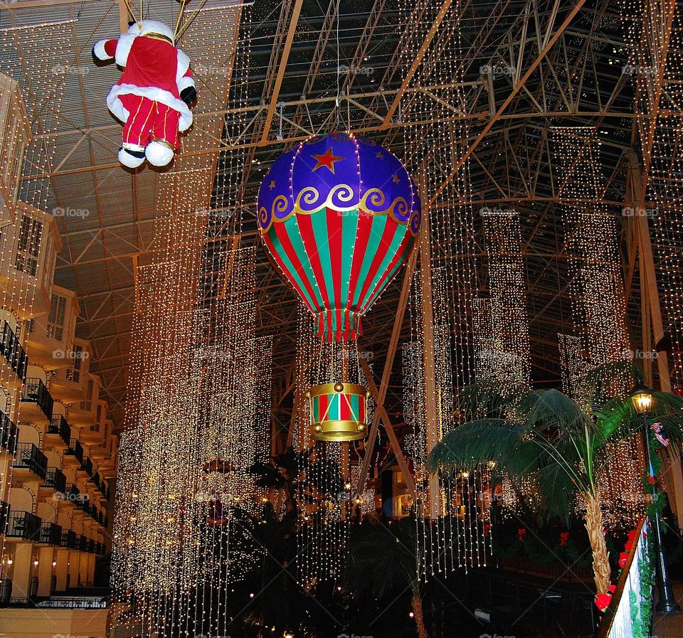 Hot Air Balloons and Lights