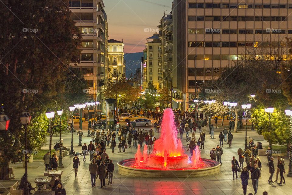 Syntagma square Athens Greece
