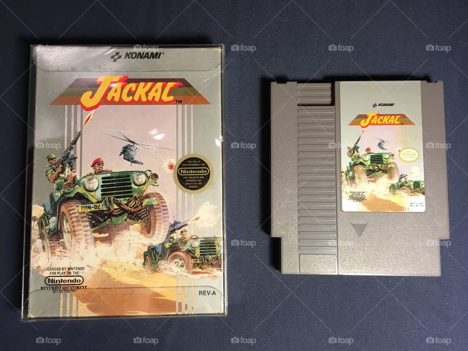 Jackal 
Video game for the Nintendo NES
Released - 1988