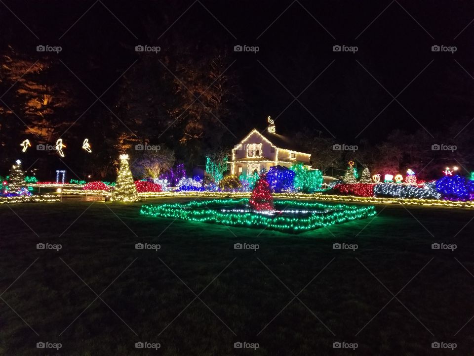 Shore Acres Holiday Lights,Charleston Oregon