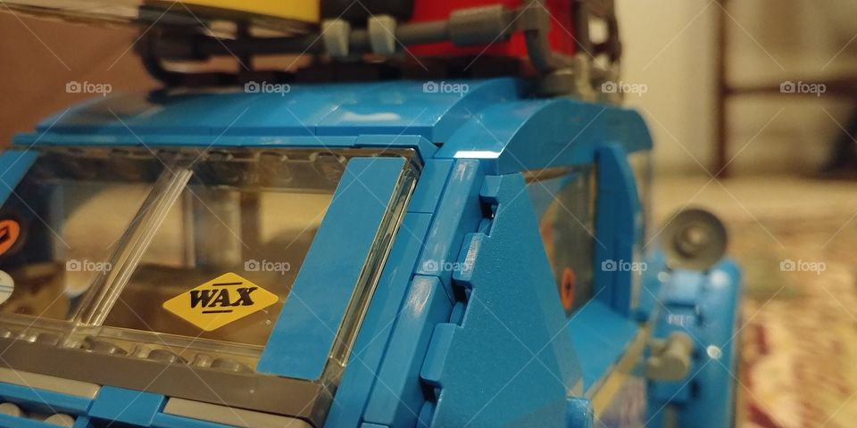 Lego Creator blue Volkswagen beetle rear