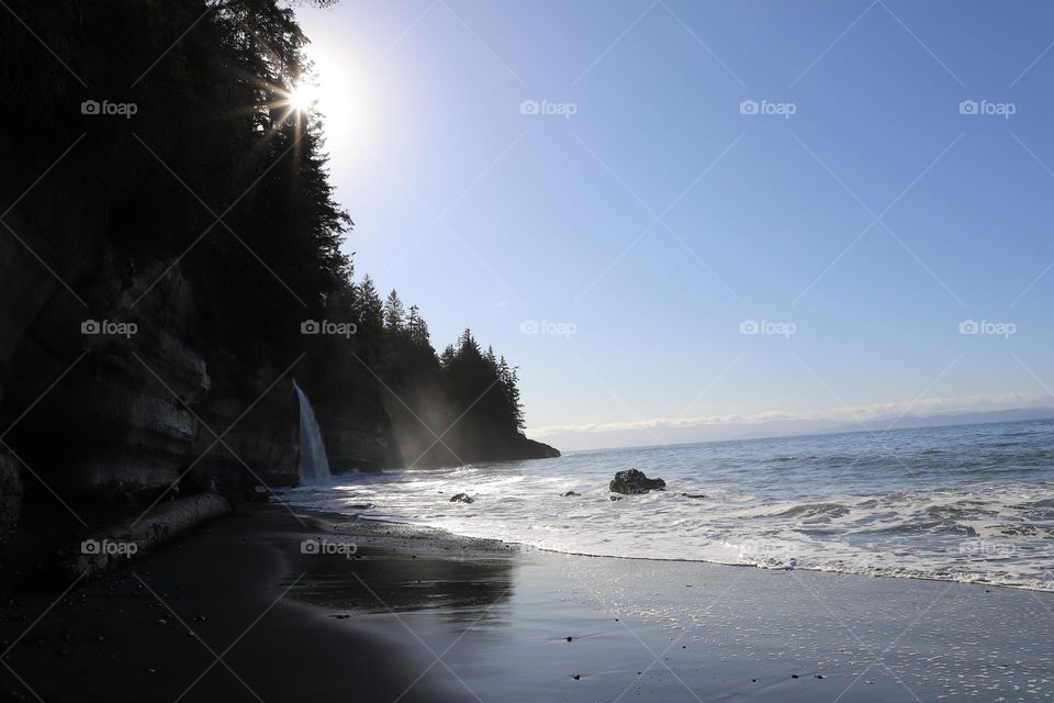 Mystic beach - beginning of Juan de Fuca tral