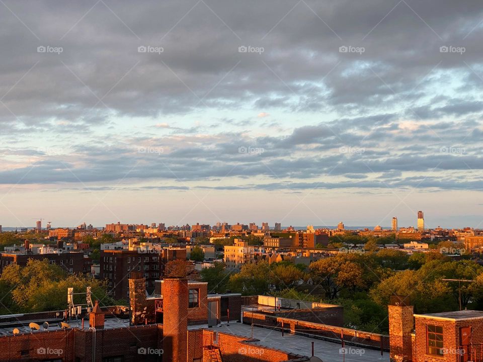 Sunrise over South Brooklyn 