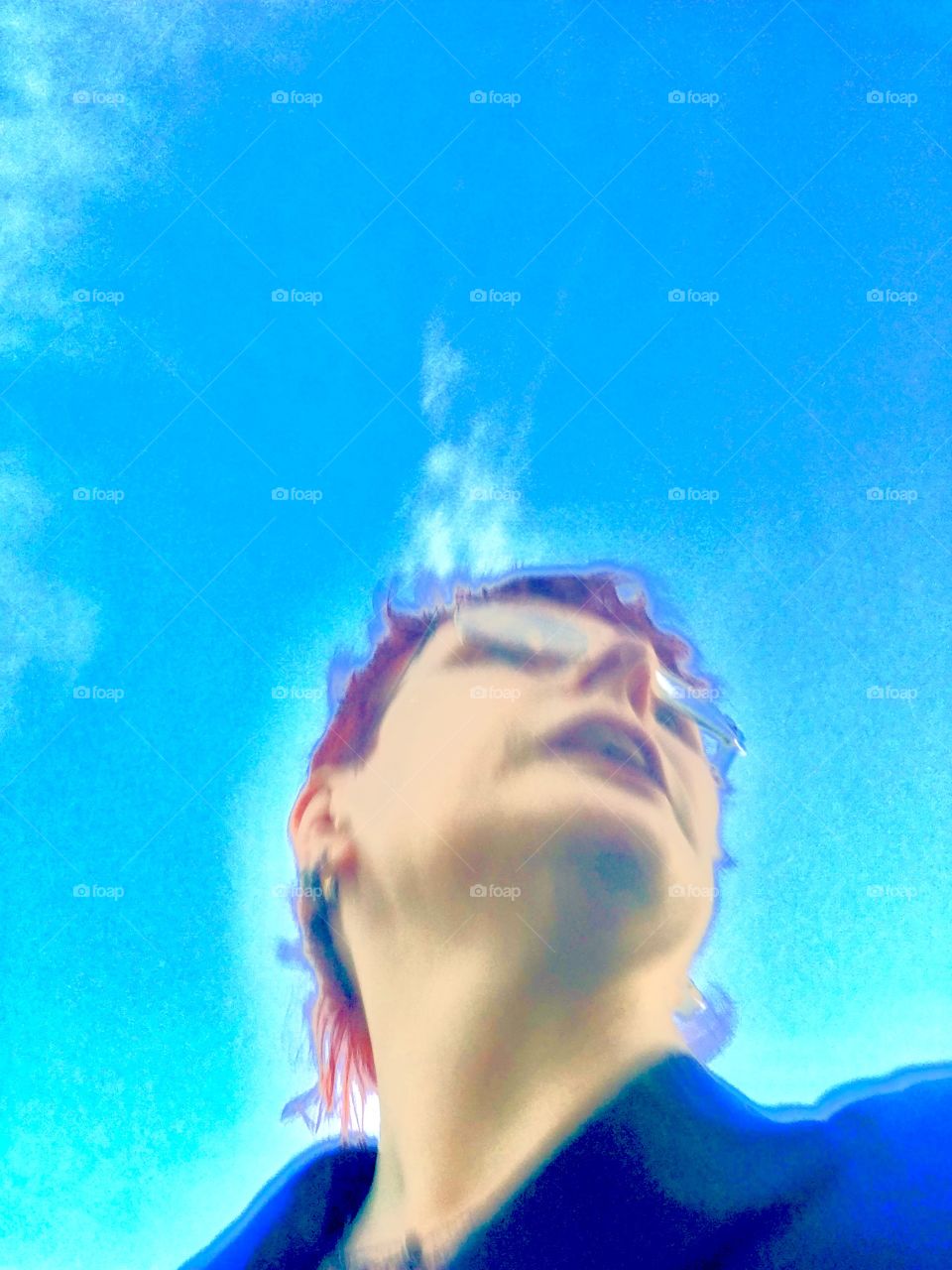 Self portrait that came out unexpectedly with an “underwater effect” taken in 2019. Hypnotic Productions