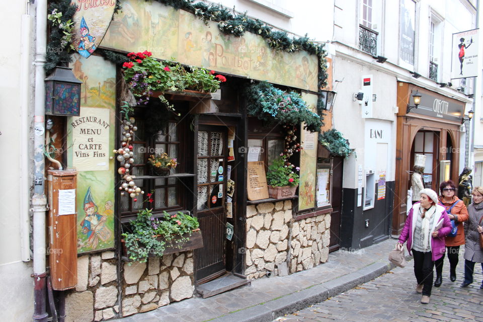 Street at Montmatre,Paris