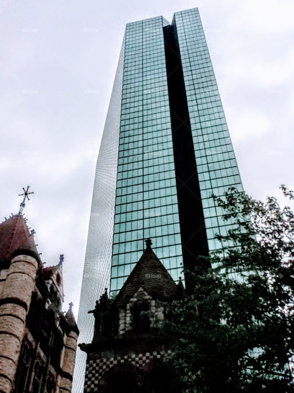 Boston's Hancock Tower - Skyscraper