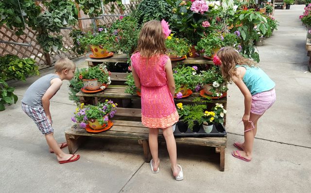 friends that stop to look and smell the flowers