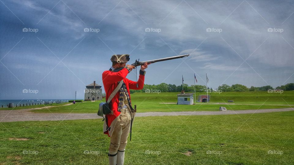 Revolutionary War Soldier. Fort Niagara NY