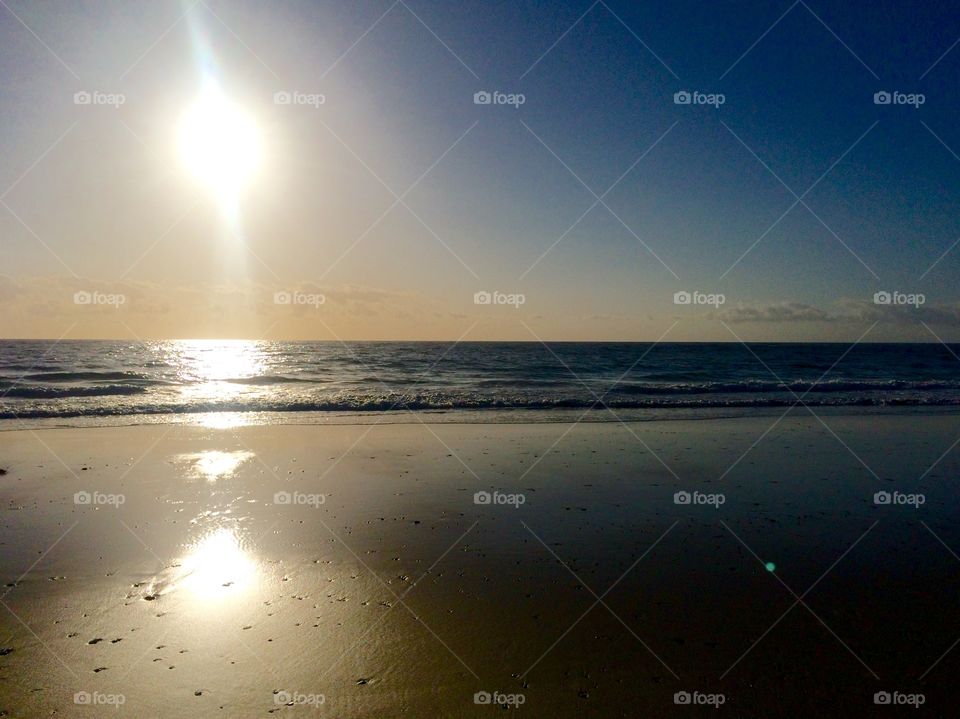 Sunrise on main beach
