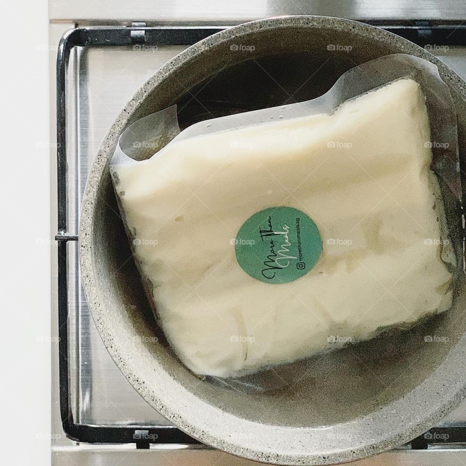 Frozen pre packed meal prep chicken stew 